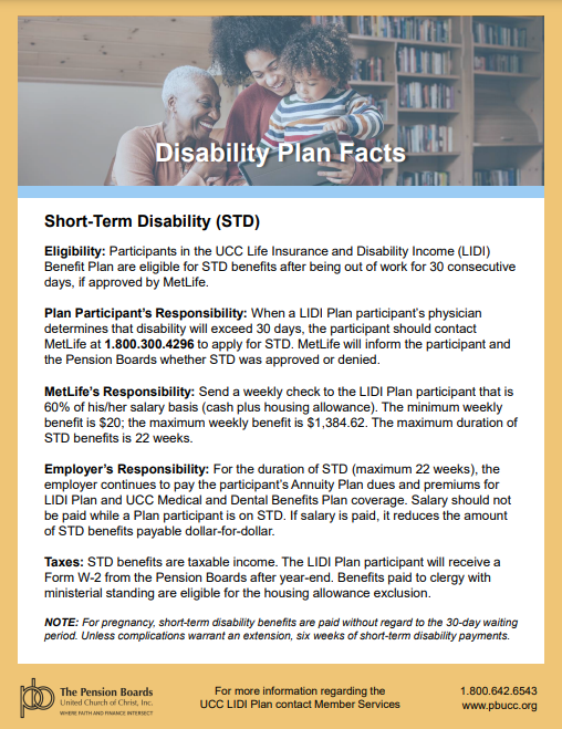 Disability Plan Facts Sheet